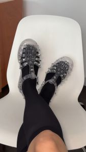 Melissa Possession Studs Ad Black/Dark Grey