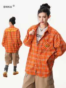 BWKA | Retro Plaid Loose Shirt