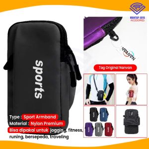 COD - NANVAN NVN-TL14 TEMPAT TAS HP SELEMPANG / ARMBAND / DI TANGAN SPORTS UNTUK OLAHRAGA / GYM