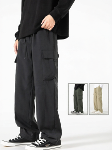 Warrior | Men Utility Pants Loose Straight Leg Trousers