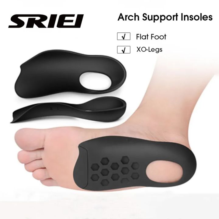 SRIEI 1Pair XO-Legs Orthopedic Insoles Orthotics Flat Foot Health