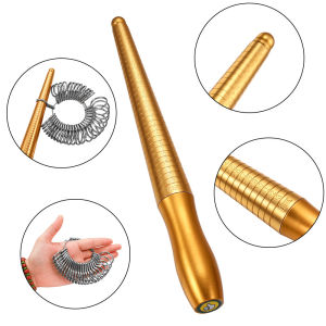 Ring Stick Bracelet Stick Gold Sterling Silver Jewelry Plastic Repair Tool round Correction Correction Oval Wooden Stick Glue Hammer