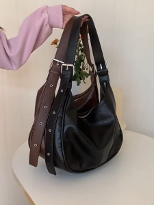 DEVON BiniTrends Textured Large-Capacity Bag 2025 New Autumn and Winter Retro Fashion Shoulder Bag Niche