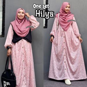 Hilya set by Z&Z Collection (Gamis+vest)