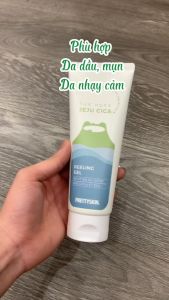 Tẩy da chết chiết xuất rau má Pretty Skin 150ml dạng gel giúp làm sạch bã nhờn bụi bẩn cân bằng độ ẩm cho da
