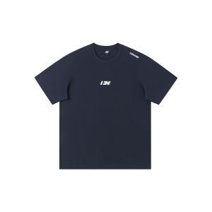 FORNINES | Cotton Embroidered Logo Loose Summer T-Shirt