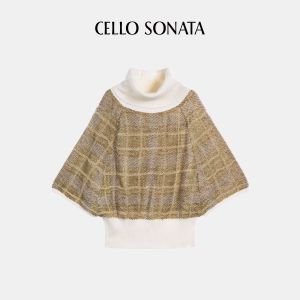 Cello Sonata | Commuter Grid High Neck Knitwear