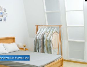 ถุงบีบอัดสูญญากาศสำหรับใส่เสื้อผ้า 6ชิ้น สูญญากาศไหม ขนาด 70*135 ซม