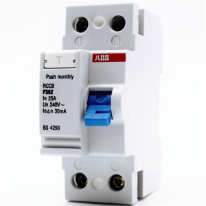 ABB RCCB F362-25A Single-Phase Remaining Current Protection Circuit Breaker 2P 240V 30mA Leakage Breaker Yanoge Brand