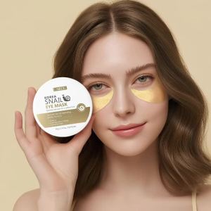 LAIKOU Korea Snail Eye Mask 50pcs Hydrating Gentle Formula Smooth Skin Under Eye Patches
