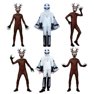 Hot 99 Nights In The Forest Deer costume Owl Cosplay Outfit Halloween Costume for Kid Nightmare Reindeer Christmas Gift