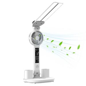 Led โคมไฟที่สำหรับเรียนตั้งโต๊ะ 2หัว 180 ° พื้นการตั้ง Led แสดงผลพร้อม Sl 2 แสงไฟสีใน 1