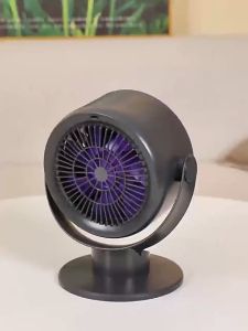 USB Desktop Fan พัดลมตั้งโต๊ะ พัดลม จอแสดงผลดิจิตอล ปรับแรงลมได้ 100 ระดับ พัดลมพก พัดลมมินิ