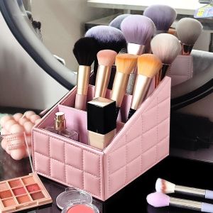 Hộp Đựng Cọ Trang Điểm Bằng Gỗ Siêu Lớn Hộp Đựng Đồ Trang Điểm Để Bàn Hộp Đựng Văn Phòng Phẩm Dụng Cụ Trang Điểm Vật Dụng Để Bàn Trang Điểm