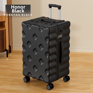 MEIFANER | Large Capacity Durable Thick 28 inch Leather Suitcase