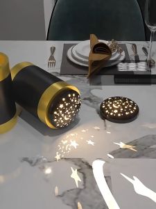 Modern Sky Chandelier Ceiling Light for Living Room Tricolor Drop Lamp Dining Hanging Lamps Pendant Lamps Kitchen Lights