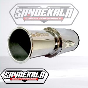 [COD] KNALPOT MOBIL RACING SPOON CHROME MURAH BERKUALITAS UNTUK SEMUA JENIS MOBIL KNALPOT MOBIL SUARA BASS