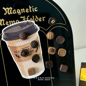 Magneit Chocolate Coffee Bean Wall Decor Iron Sheet Fridge Magnet Pinboard Photo Wall Decor Kitchen Living Room Decor