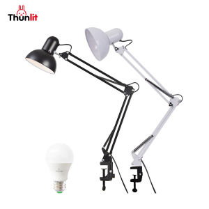 Thunlit โคมไฟตั้งโต๊ะโลหะ E27 พร้อมแขนยาวปรับได้