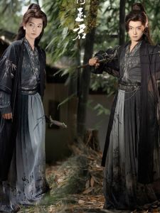 Original Tangyun Qingyu Hanfu Mens Song Dynasty Collar Set New 2025 Spring Ancient Costume Travel Youth Tourist Wear