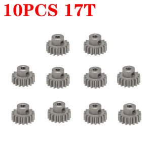 1/5/10PCS NEEBRC M0.7 M0.8 Metal Pinion Motor Gear 17T/19T 3.175mm High Precision for RC Car Truck Buggy Wltoys Upgrade Parts