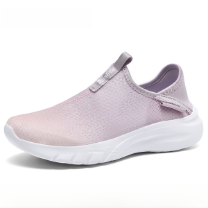 Breathable Mesh Slip-On Mom Shoes for Middle-Aged And Elderly Women Spring New Style Comfortable Sports Casual Flat Heel