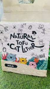 Cát Đậu Nành NATURAL TOFU CAT LITTER CATSME 6L an toàn không bụi cho mèo