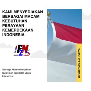 Bendera Polos Hitam Poliester Peles Super Jumbo (8m)