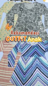 Baju Gaun Anak Lengan Panjang Size L: Gaun Elegan untuk Acara Anak