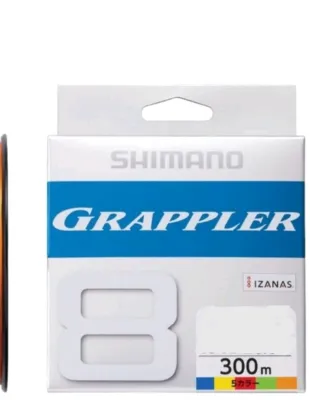 [Custom Anglers] Shimano Grappler Color Braided Fishing Line 300m (Made In Japan)