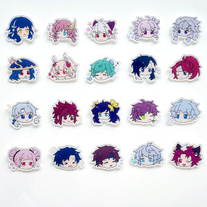 การออกแบบเดิมรุ่น Q หน้าอก Pin Li Bai Guan Y UE Luan Er Yan Zhao men เงาพ่นทราย Badge Barrel