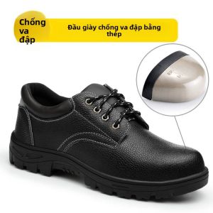 JIFANPAUL | Giày Bảo Hộ Nam Mùa Hè Có Đế Thép Chống Nước Chống Mài Mòn Chống Ép Dập Chống Xuyên Thủng