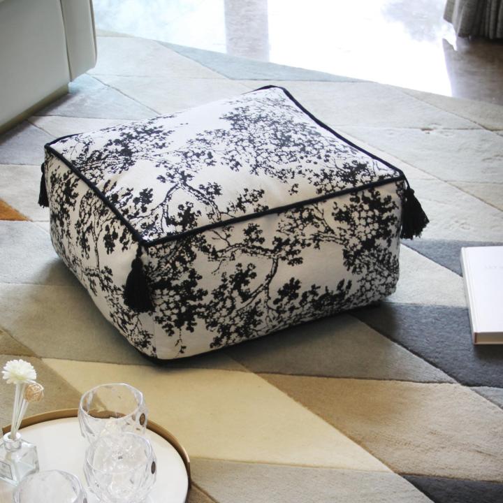 Luxurious Lazy Stool Bean Bag Cushion Filled with Foam Particles ...