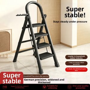 Folding Thick Carbon Steel Step Ladder