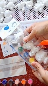 Kids Birthday gift Plaster doll painting set Diy toy Art set Educational toys Lootbag givesways