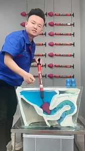 High Pressure Air Power Toilet Plunger Unblocker Pipe Dredge Tool Alat Pembuka Longkang Tandas Sinki