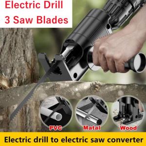 Portable Reciprocating Saws Attachment Electric Drill Modified Electric Saws Converter Woodworking Cutting Tool