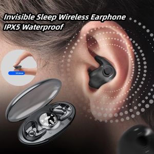 SHUKE MD538 Invisible Sleep Wireless Earphone TWS Bluetooth Hidden Earbuds IPX6 Waterproof Noise Cancelling Sports Headphones