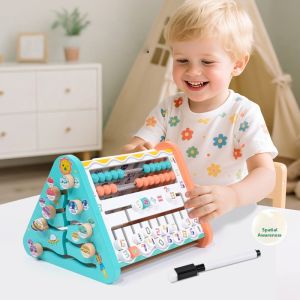 Educational Wooden Learning Board Math And Time Recognition