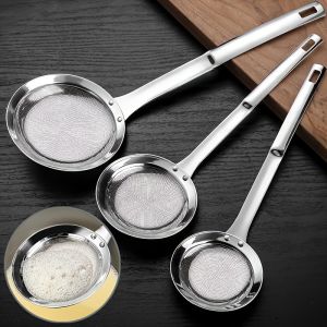 Stainless Steel Colander Hot Pot Filter Soup Skimmer Spoon Mesh Oil Leakage