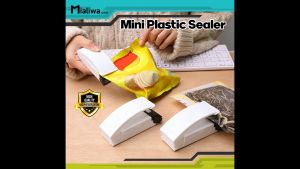 Mini Plastic Sealer Machine Portable Battery-Operated Handy Package Heat Sealing Machines Handheld Hand Pressure Food Saver Vacuum Re-sealer Impulse Bag Sealer Capper With Magnet For Eco Plastic Bags Snacks Bags Party Bags Treat Bags & Plastic Rolls