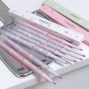 FAMOTY Double HEAD อายไลเนอร์ Liquid Down TO Shadow ดินสอ Eye Highlighting อายแชโดว์ NATURAL Big Eye แต่งหน้าเจลปากกา