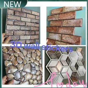 1pc 30x30CM 3D Wallpaper Waterproof Adhesive Wall Stickers Self Adhesive Wall papers design for wall home decor Foam Bricks