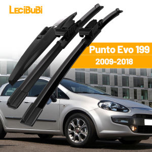 For Fiat Punto Evo 199 2009-2018 1set Front & Rear Windshield Wiper Blades Windscreen Wipers 2010 2011 2012 2013 2014 2015