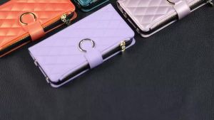 szhaiyu | Crossbody Wrist strap Zipper Wallet Cards Solt Phone Case for Samsung Z Fold 8 Ultra 7 6 5 4 Flip Leather Stand Protector Cover