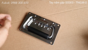 Tay nắm hộp dụng cụ tự gập inox 304 KT: 132x80mm KL 200g - TNG36-2