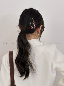 Elegant Rhinestone Hair Clips Fashionable Side Hairpins Womens Stylish Hair Accessories Korean Style Fresh out New Model
