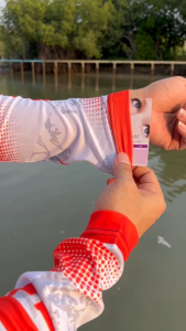 เสื้อตกปลามีหมวกRCM  ป้องกันรังสียูวี  คุณภาพสูง