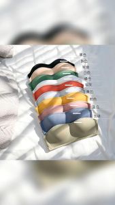 SKI Underwear Women Gather Seamless push up non Non-slip  Shoulder All-match Push-up Tube Top Bra