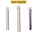 Dây công tắc xe máy - Giắc cắm nút công tắc đèn, khởi động, pha cos, xi nhan - Jack 2, 4 chân. 